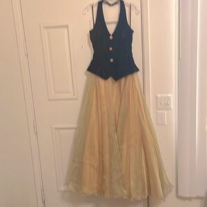 Spectacular 80’s  Ballgown Organza / Velvet sz 12 (8)